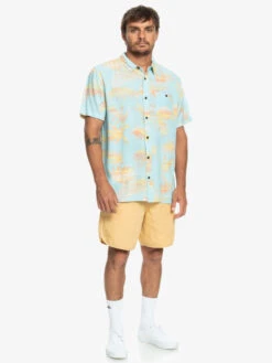 Quiksilver Ripped Up - Chemise Manches Courtes Pour Homme -Tenue De Surf eqywt04464 quiksilverw bgc6 frt9