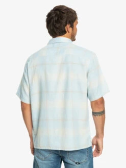 Quiksilver Shadow Light Check - Chemise Manches Courtes Pour Homme -Tenue De Surf eqywt04467 quiksilverw bfy1 bck1