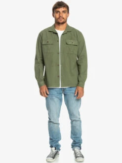 Quiksilver Originally Project - Surchemise Manches Longues Pour Homme -Tenue De Surf eqywt04468 quiksilverw gph0 frt8