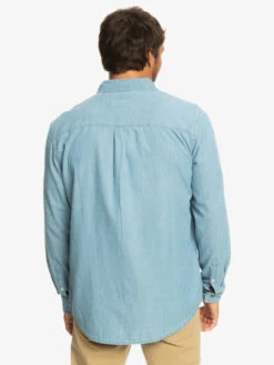 Quiksilver Authentic Paradise - Chemise Manches Longues En Denim Pour Homme -Tenue De Surf eqywt04471 quiksilverw bfmw bck1