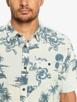 Quiksilver Airflow Viscose - Chemise Manches Courtes Pour Homme -Tenue De Surf eqywt04475 quiksilverw wdw6 frt3