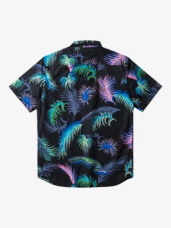 Quiksilver Tropical Glitch - Chemise Manches Courtes Pour Homme -Tenue De Surf eqywt04492 quiksilverf kvj6 bck1