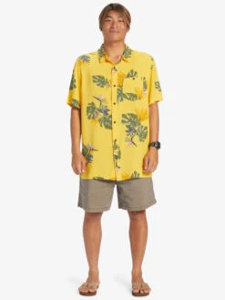 Quiksilver The Floral - Chemise Manches Courtes Pour Homme -Tenue De Surf eqywt04493 quiksilverw yjc6 frt9