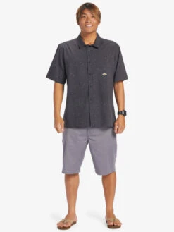 Quiksilver The Saturn - Chemise Manches Courtes Pour Homme -Tenue De Surf eqywt04495 quiksilverw kta6 frt9