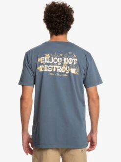 Quiksilver Enjoy Not Destroy - T-shirt Pour Homme -Tenue De Surf eqyzt07259 quiksilverw byg0 bck1