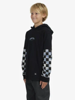Quiksilver Checkers - T-shirt Manches Longues à Capuche Pour Garçon 8-16 Ans -Tenue De Surf uqbkt03052 quiksilverw kvj0 sd1